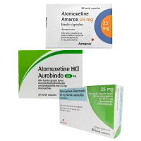 Фото Атомоксетин 25 мг Европа :: Аналог Когниттера :: Glenmark / Aurobindo /Amarox капсулы №30