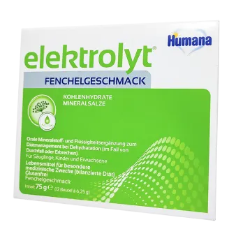Хумана электролит (Humana) 6.25г с фенхелем пак. №12