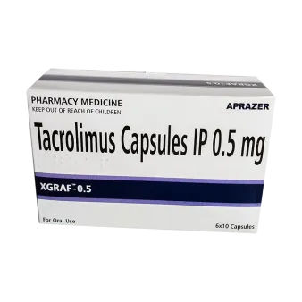 Такролимус (Xgraf 0.5) :: Програф аналог капсулы 0.5мг №60