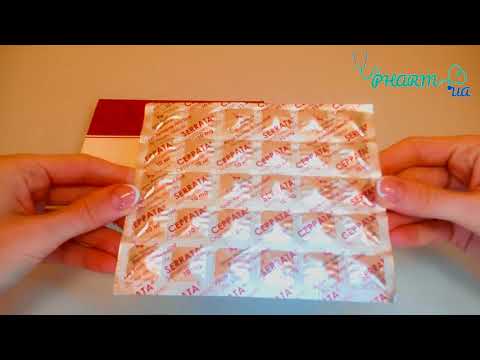 Видео о препарате Серрата (аналог Серокс) 10мг таб. кишеч/раств N30